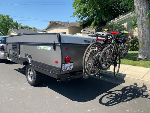 bumper mount bike rack for travel trailer